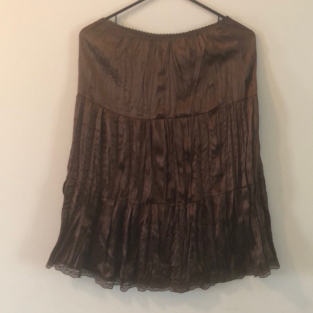 Brown Laced Skirt
